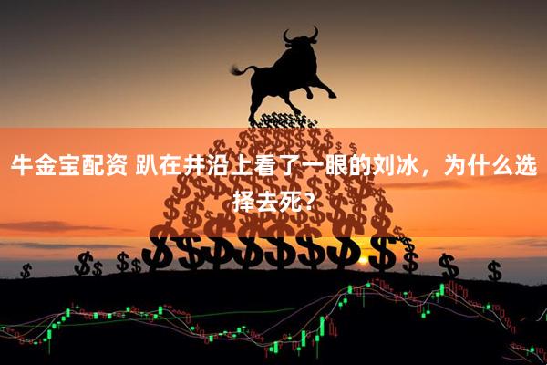 牛金宝配资 趴在井沿上看了一眼的刘冰，为什么选择去死？